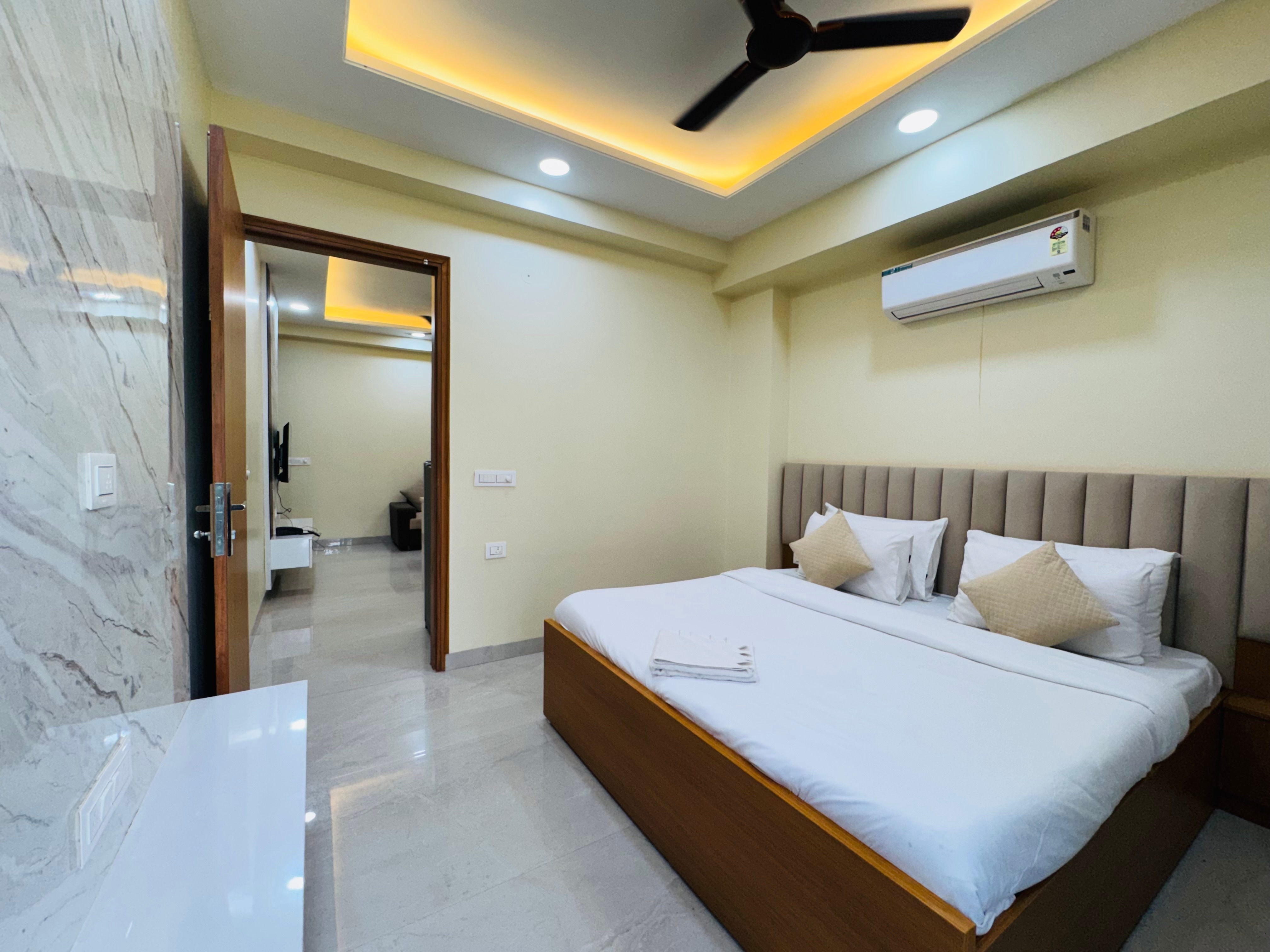 Akshay Premium 1 BHK Suites Near Artemis Hospital - Tap to explore photos