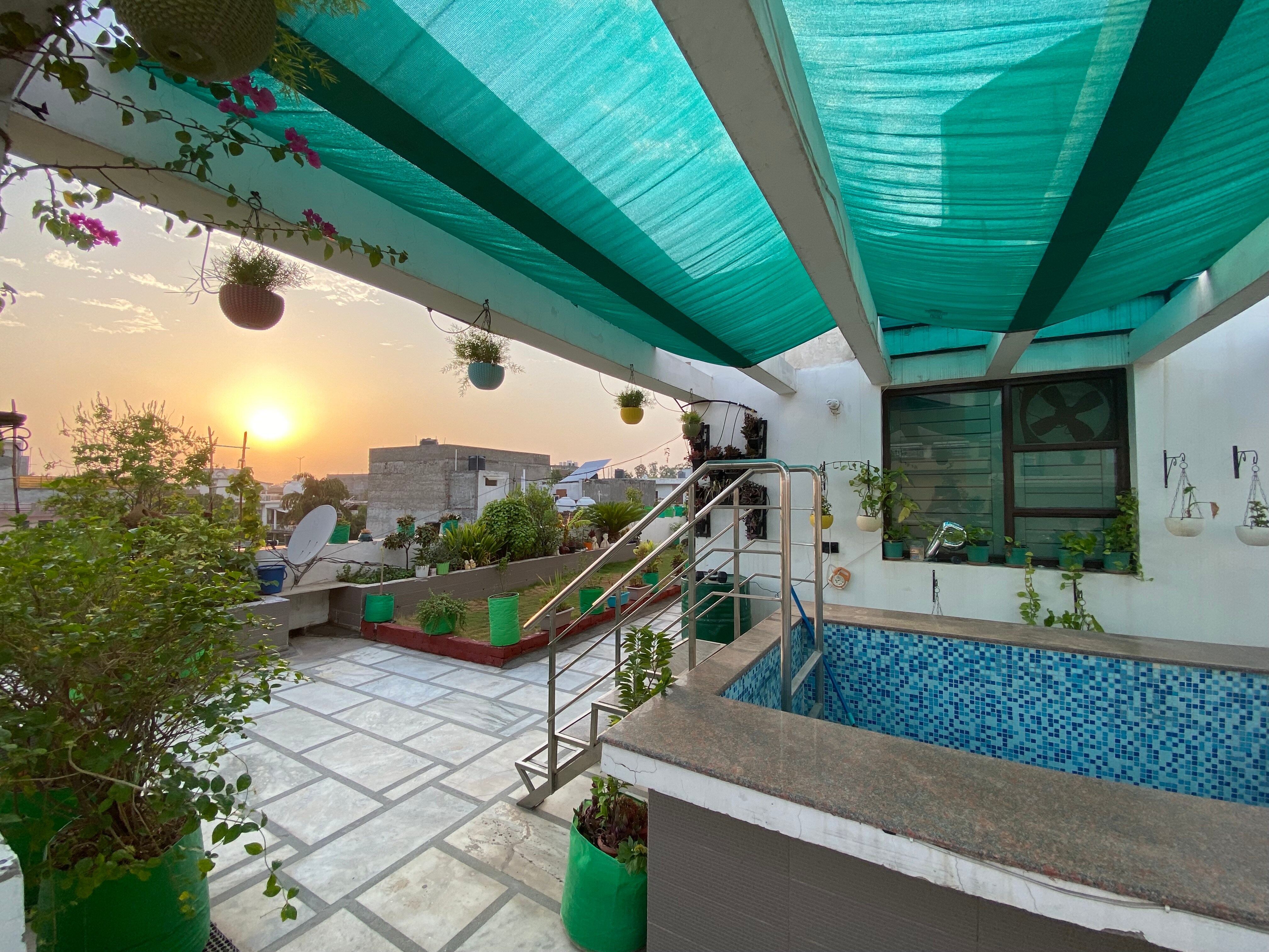 Splendid Terrace Garden room in Natures lap - Tap to explore photos
