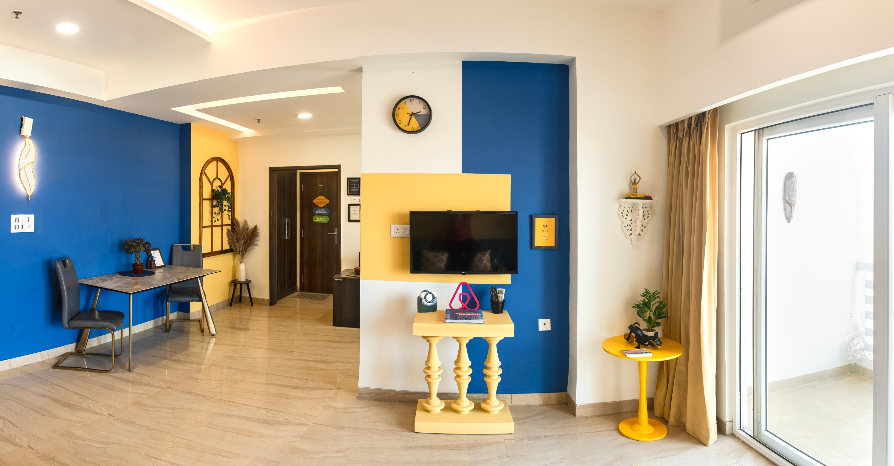 Artistic Haven by Brij Stays II 1BHK Apartments | Close to Temple - Tap to explore photos