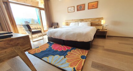 Hotel Amanthi Ladakh (2 minutes walking distance to Mall road) Room Type - Deluxe Room with Balcony