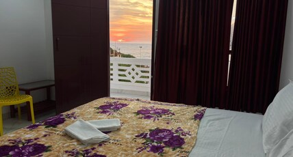 Hotel Paradise Room Type - Deluxe AC room with Partial sea view,Light House View and balcony