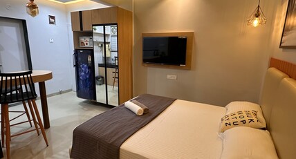 Studio Apartments by Abhibha Stays Room Type - Terra: Premium studio with balcony