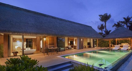 Waldorf Astoria Maldives Ithaafushi by Hilton Room Type - 2XQUEEN GRAND BEACH VILLA