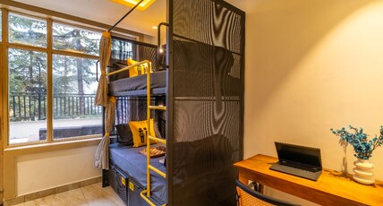 The Hosteller Mcleodganj Room Type - Bed in 4 Bed Female Dormitory with Garden View