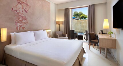 Mercure Bali Nusa Dua Room Type - Deluxe Room with Double Bed Terrace and Pool View Mercure Bali Nusa Dua Room Type - Deluxe Room with Double Bed Terrace and Pool View