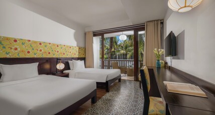 Emerald Hoi An Riverside Resort Room Type - Deluxe twin garden view