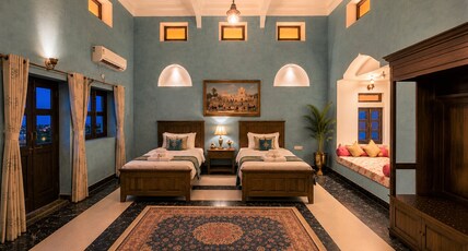 Ghanerao Royal Castle Room Type - Heritage Deluxe Twin Room