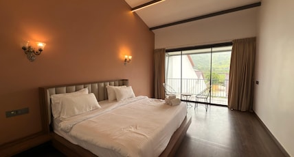 Touchwood Bliss Igatpuri Room Type - Standard Couple Room Balcony View in Farmsyde Villa Touchwood Bliss Igatpuri Room Type - Standard Couple Room Balcony View in Farmsyde Villa