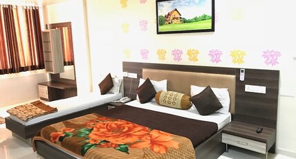 Hotel Atithi  Room Type - AC Deluxe Family Room