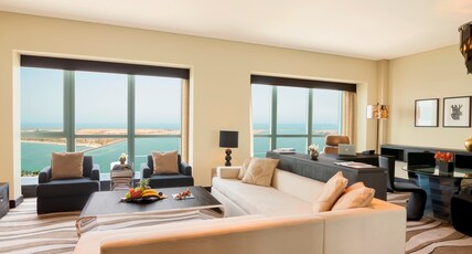 Sofitel Abu Dhabi Corniche Room Type - IMPERIAL SUITE, Club Millsime Access, 1 King bed, Kitchenette and Dining Area, Sea view Sofitel Abu Dhabi Corniche Room Type - IMPERIAL SUITE, Club Millsime Access, 1 King bed, Kitchenette and Dining Area, Sea view