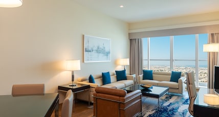 Four Points by Sheraton Sheikh Zayed Road Hotel Room Type - 1 Bedroom Suite, 1 King, High floor, Balcony Four Points by Sheraton Sheikh Zayed Road Hotel Room Type - 1 Bedroom Suite, 1 King, High floor, Balcony