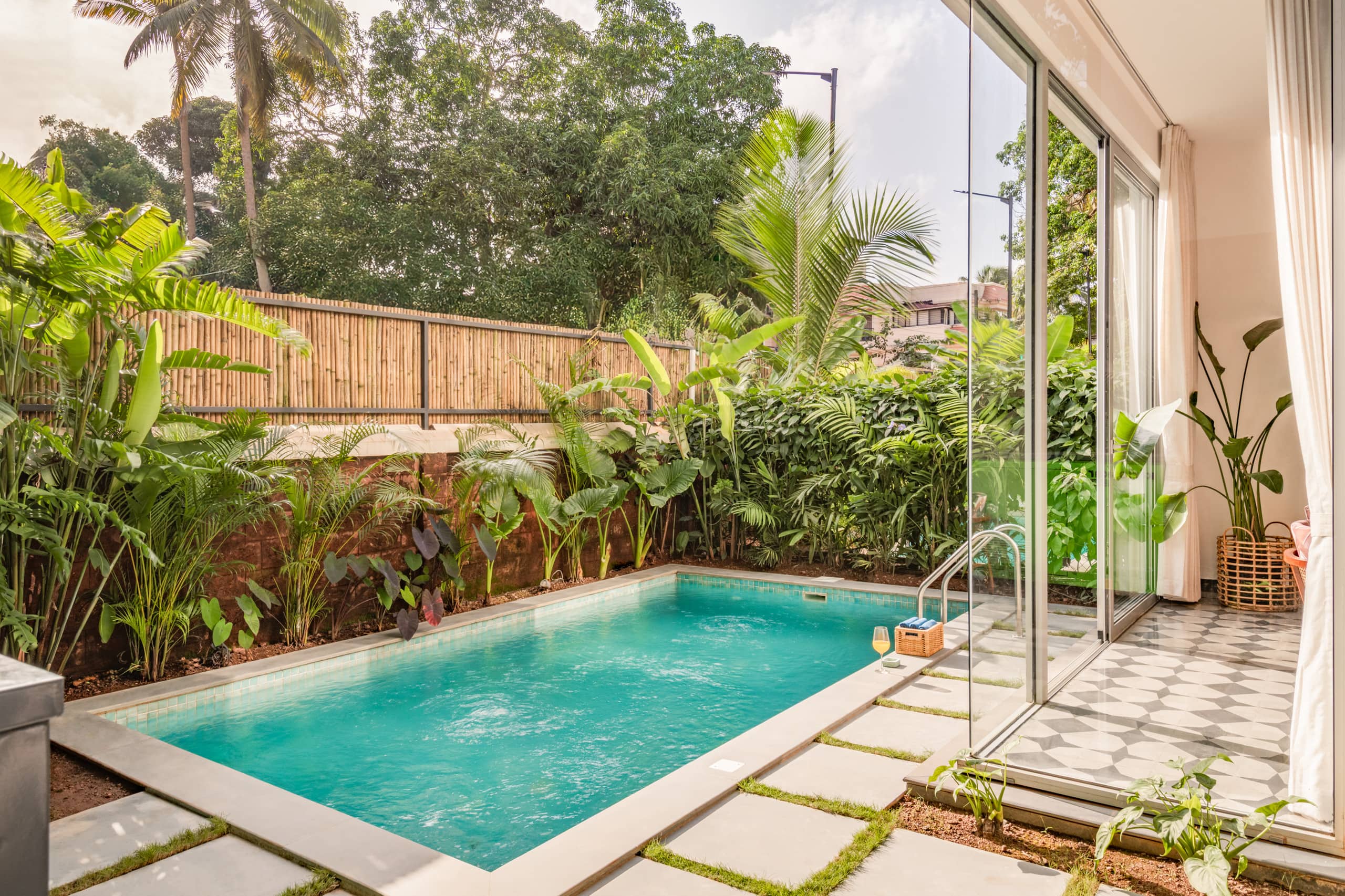 LaDonaira Morden 2BHK AC Power Backup Pvt Pool (06) - Tap to explore photos
