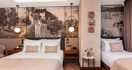 Levni Istanbul Hotel Handwritten Collection Room Type - Superior Room with 1 queensize bed and 1 single bed Levni Istanbul Hotel Handwritten Collection Room Type - Superior Room with 1 queensize bed and 1 single bed