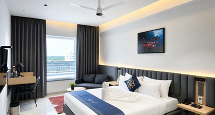Kyzen Hotel Shamshabad Room Type - Premium Suite with king bed Kyzen Hotel Shamshabad Room Type - Premium Suite with king bed