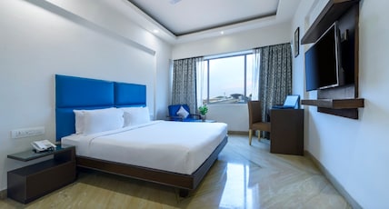 The Fern Residency Yeshwanthpur Bengaluru Series by Marriott Room Type - Winter Green Premium, Guest room, 1 Queen, City view The Fern Residency Yeshwanthpur Bengaluru Series by Marriott Room Type - Winter Green Premium, Guest room, 1 Queen, City view