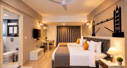 The Altruist Whitefield Hotel Room Type - Deluxe Twin Room