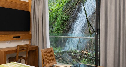 Wayanad Silverwoods Forest Resort and Spa Room Type - Cascade Vista- Waterfall View, Balcony , King Bed Wayanad Silverwoods Forest Resort and Spa Room Type - Cascade Vista- Waterfall View, Balcony , King Bed