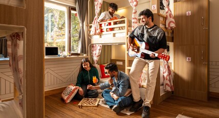 Moustache Hostel Nainital Room Type - Bed in 6 Bed Mixed Premium Dorm
