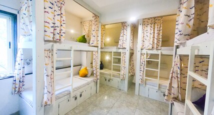 Moustache Jaipur | Hostel & Rooftop Bar Room Type - Standard 8 Bed Mixed Dorm With Cooler