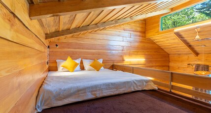 Echor Malusara Lakeview Retreat Bhimtal Room Type - Mezzanine Family Room with Balcony (Lake View)