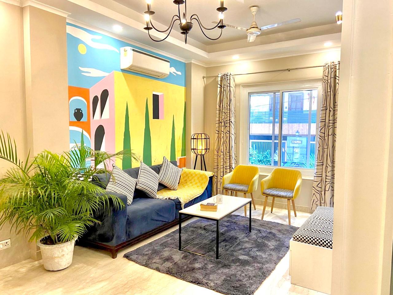Bright and Eclectic 3 bedroom modern apartment free wifi - Tap to explore photos
