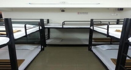 BASSERAA DORMITORY(Only for MEN) Room Type - 1 bed in a 40 Bunk bed AC Men Dormitory with shared attached bathroom 