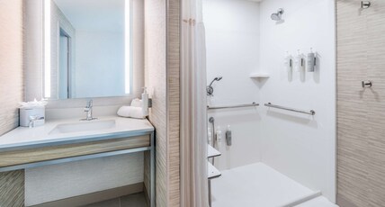 Hilton Garden Inn Albuquerque Uptown Room Type - 1 KING ACC RM ROLLIN SHWR