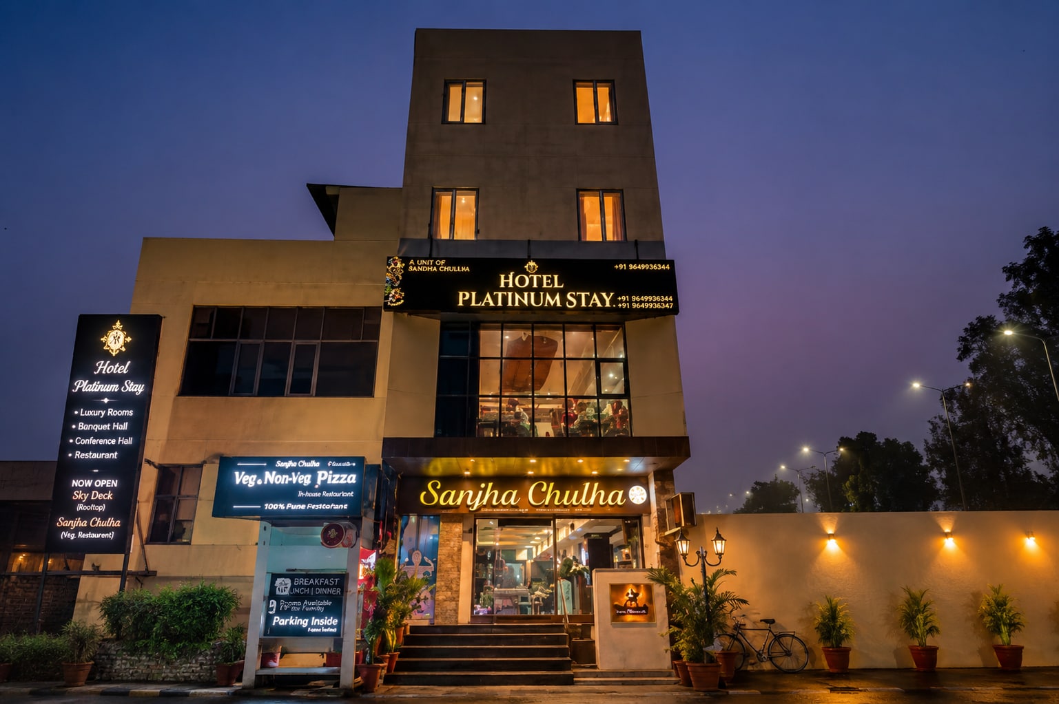 Hotel Platinum Stay InHouse Sanjha Chulha Restaurant - Tap to explore photos