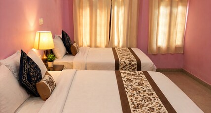 Mandakini River View Room Type - Family room with modern amenities