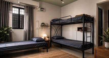 Meriton Stays Hostel Room Type - Six Bed Male Dormitory AC - 102