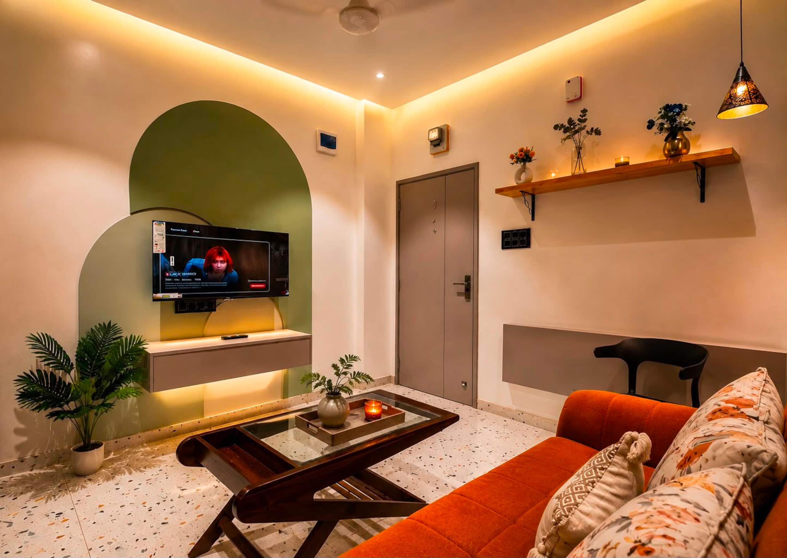 Cozy 1BHK for couples and friends - Tap to explore photos