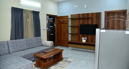 Deluxe Kings AC Room in 3 BHK Corporate IT Service Apartment Manayata Tech Park Room Type - Deluxe Kings Room