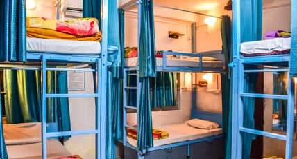 Skyard Hostel Rishikesh (Laxman Jhula) Room Type - Bed in 6 Bed Mixed Dorm AC