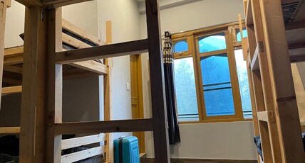Wabi Sabi Hostel Room Type - 4-Bed Mixed Dorm with Common Washroom and Riverview