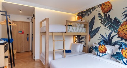 Lub d Koh Samui Chaweng Beach Room Type - The Quad - Quadruple Room Lub d Koh Samui Chaweng Beach Room Type - The Quad - Quadruple Room