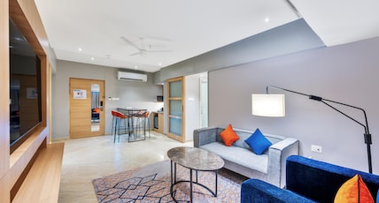 Holiday Inn Express & Suites Vijayawada by IHG Room Type - 1 Bedroom Suite Kitchen Holiday Inn Express & Suites Vijayawada by IHG Room Type - 1 Bedroom Suite Kitchen