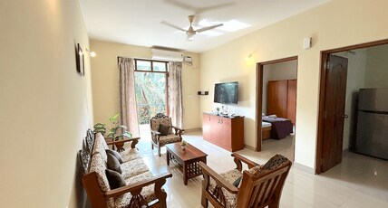 Spacious 2BHK Apartment with pool 5 mins to beach Room Type - Spacious 2BHK Apartment with pool 5 mins to beach