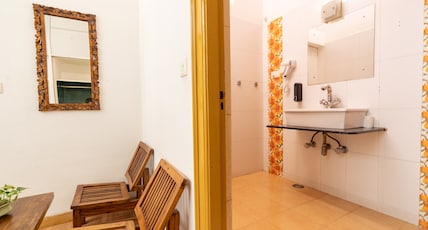 Anandmai- Sustainable Living Spaces Room Type - Deluxe Room with Reading Room and Dressing Area. Anandmai- Sustainable Living Spaces Room Type - Deluxe Room with Reading Room and Dressing Area.