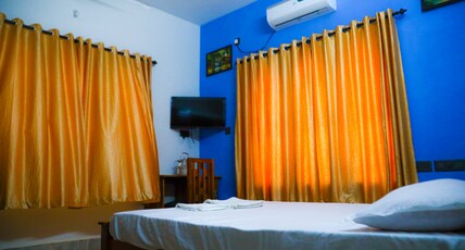 Ocean Queen Palace Poovar Room Type - Pool and seaview AC room (  Room no : 4 )