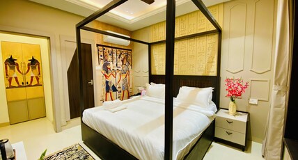 Global Village Room Type - Staymoodyy- Egypt Themed 1RK Studio