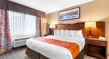 Best Western Rocky Mountain Lodge Room Type - Accessible - 1 King, Mobility Accessible, Communication Assistance, Roll In Shower, Non-Smoking, Ful Best Western Rocky Mountain Lodge Room Type - Accessible - 1 King, Mobility Accessible, Communication Assistance, Roll In Shower, Non-Smoking, Ful
