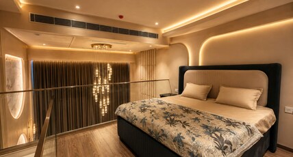 Luxury duplex with pool view in Gurugram stay Room Type - Bedroom