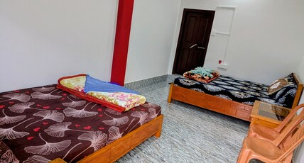 Vista Valley view homestay Room Type - Triple bed deluxe room with balcony view