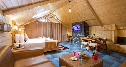 The WhiteStone Resort,Manali (Centrally Heated Mountain view) Room Type - Maharaja Suite with Jacuzzi and Open Sit Out The WhiteStone Resort,Manali (Centrally Heated Mountain view) Room Type - Maharaja Suite with Jacuzzi and Open Sit Out