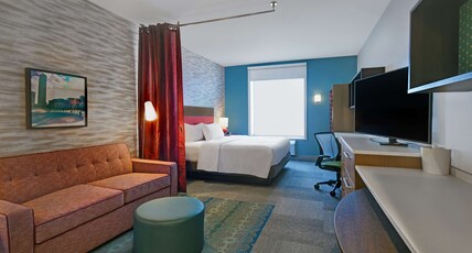 Home2 Suites by Hilton Columbus, IN Room Type - 1 KING STUDIO SUITE NOSMOK