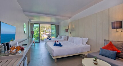 The Yama Hotel Phuket Room Type - Family Room King and Twin Bed The Yama Hotel Phuket Room Type - Family Room King and Twin Bed