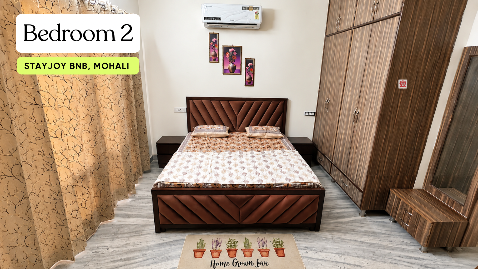 Stayjoy 2BHK | 4 km from Mohali Airport - Tap to explore photos