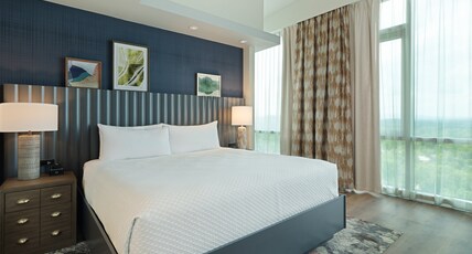 Hotel Indigo ASHEVILLE DOWNTOWN Room Type - 1 King Bed Suite Bath Shower Combination Hotel Indigo ASHEVILLE DOWNTOWN Room Type - 1 King Bed Suite Bath Shower Combination
