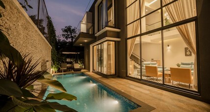 Staymaster Novara 6bhk Private Pool Vagator Room Type - Staymaster Novara 6bhk Private Pool Vagator