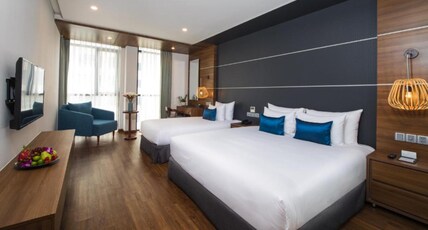 HAIAN Beach Hotel and Spa Room Type - Superior Triple Room with Partial Sea View HAIAN Beach Hotel and Spa Room Type - Superior Triple Room with Partial Sea View